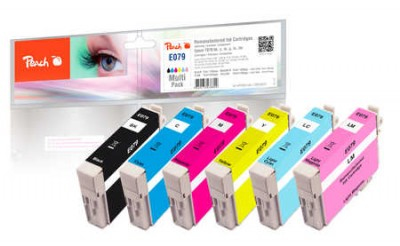 Peach PI200-545 ink cartridge 6 pc(s) Black, Cyan, Magenta, Yellow