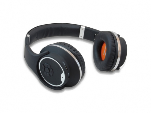 Conceptronic 120831607 headphones/headset Wired & Wireless Head-band Calls/Music Bluetooth Black
