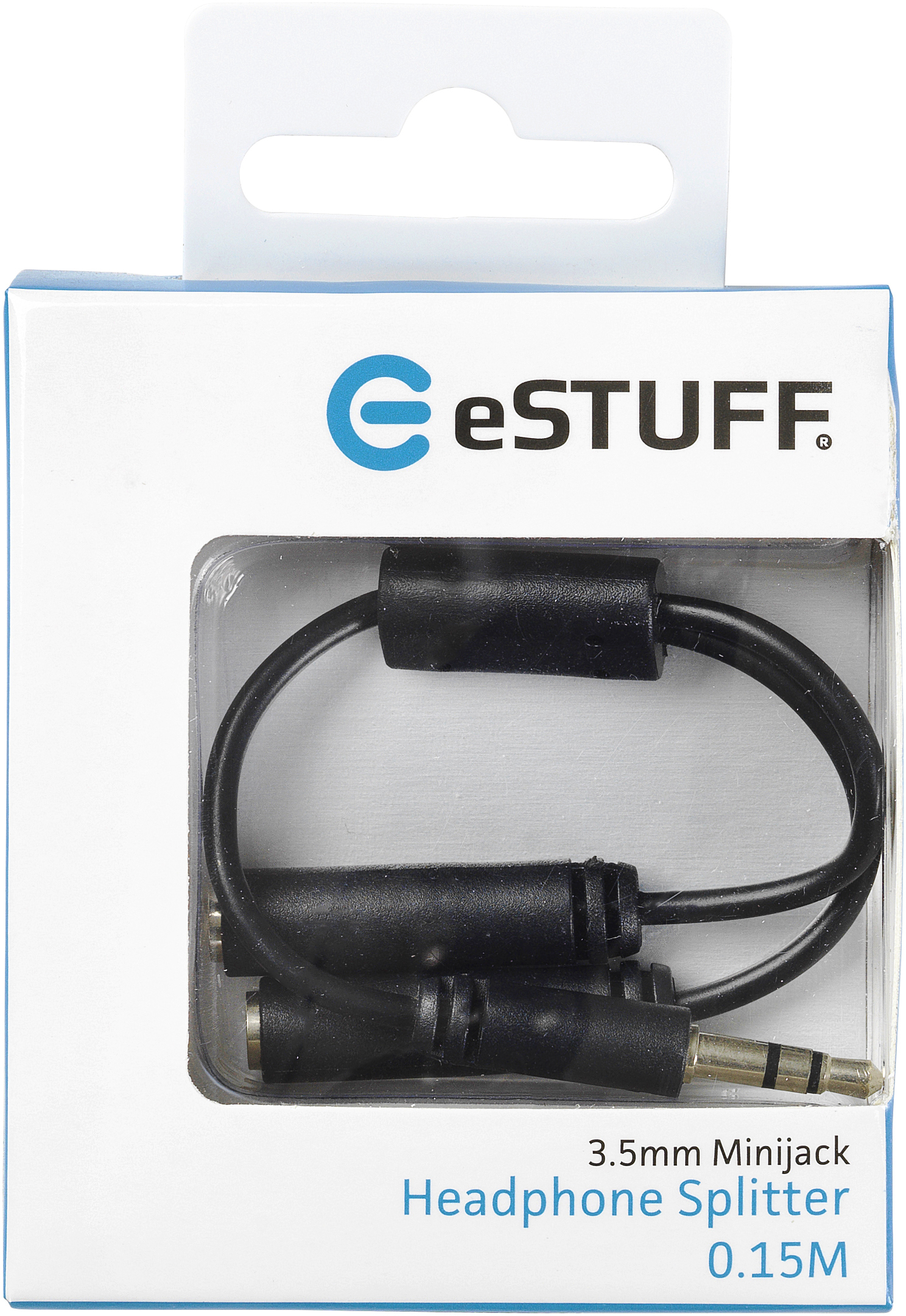 eSTUFF 0.15m 3.5mm - 2x 3.5mm – image 2