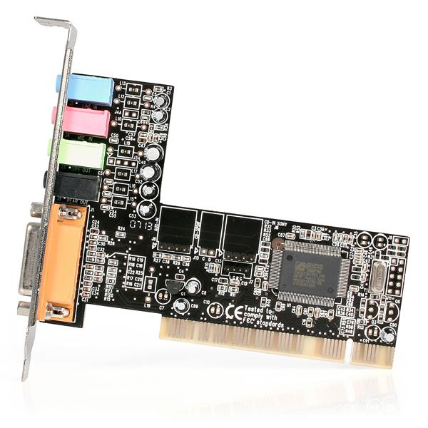 StarTech.com 4 Channel PCI Sound Card with AC97 3D Audio Effects – image 2