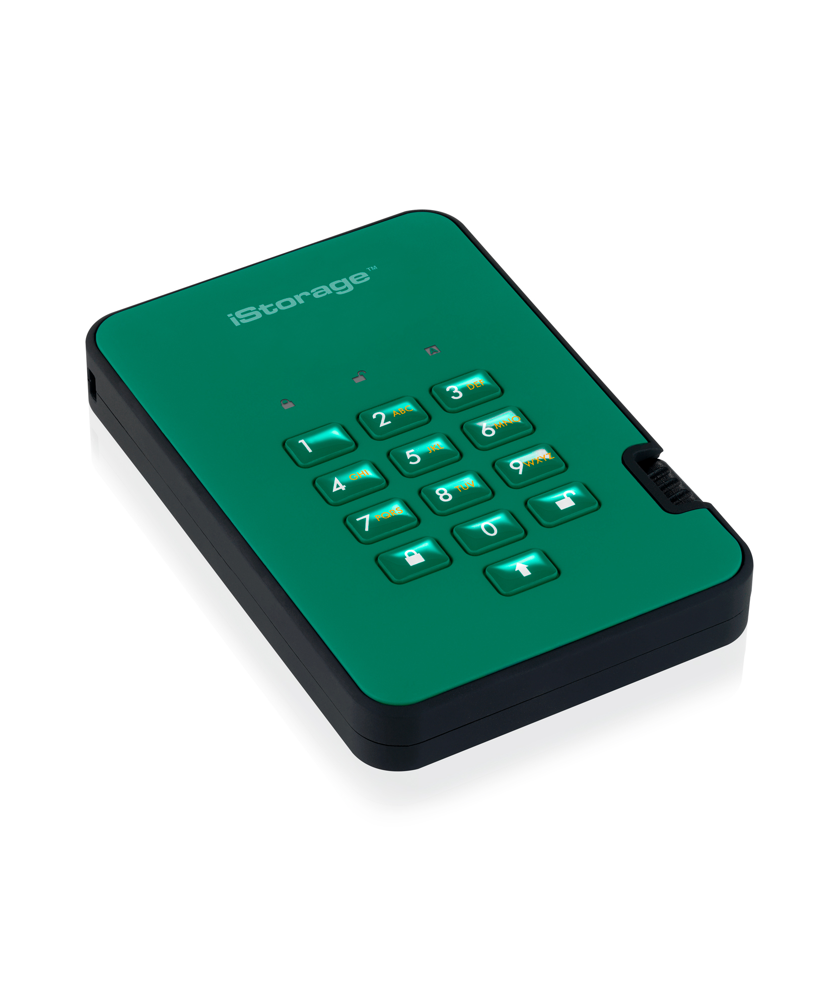 iStorage diskAshur² SSD 16TB Green | Secure Portable Solid State Drive |AES-XTS 256-bit Hardware Encryption | PIN protected | OS & Platform Independent | TAA Compliant |Brute force hack defence | Dust/Water Resistant image 4