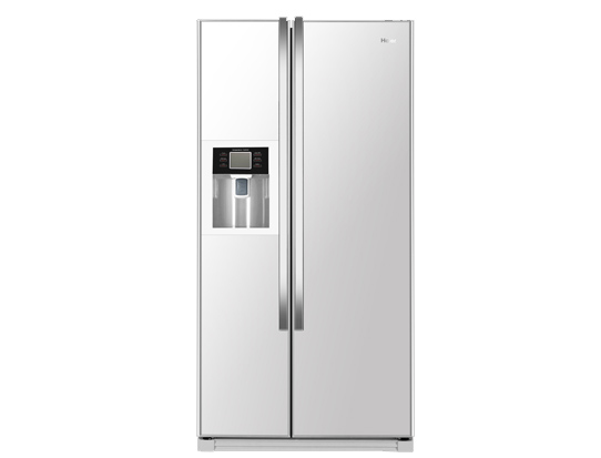 Haier HRF663ISB2W side-by-side refrigerator Freestanding – image 2