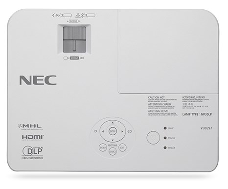 NEC NP-V332W data projector Standard throw projector 3300 ANSI lumens DLP WXGA (1280x800) White – image 5
