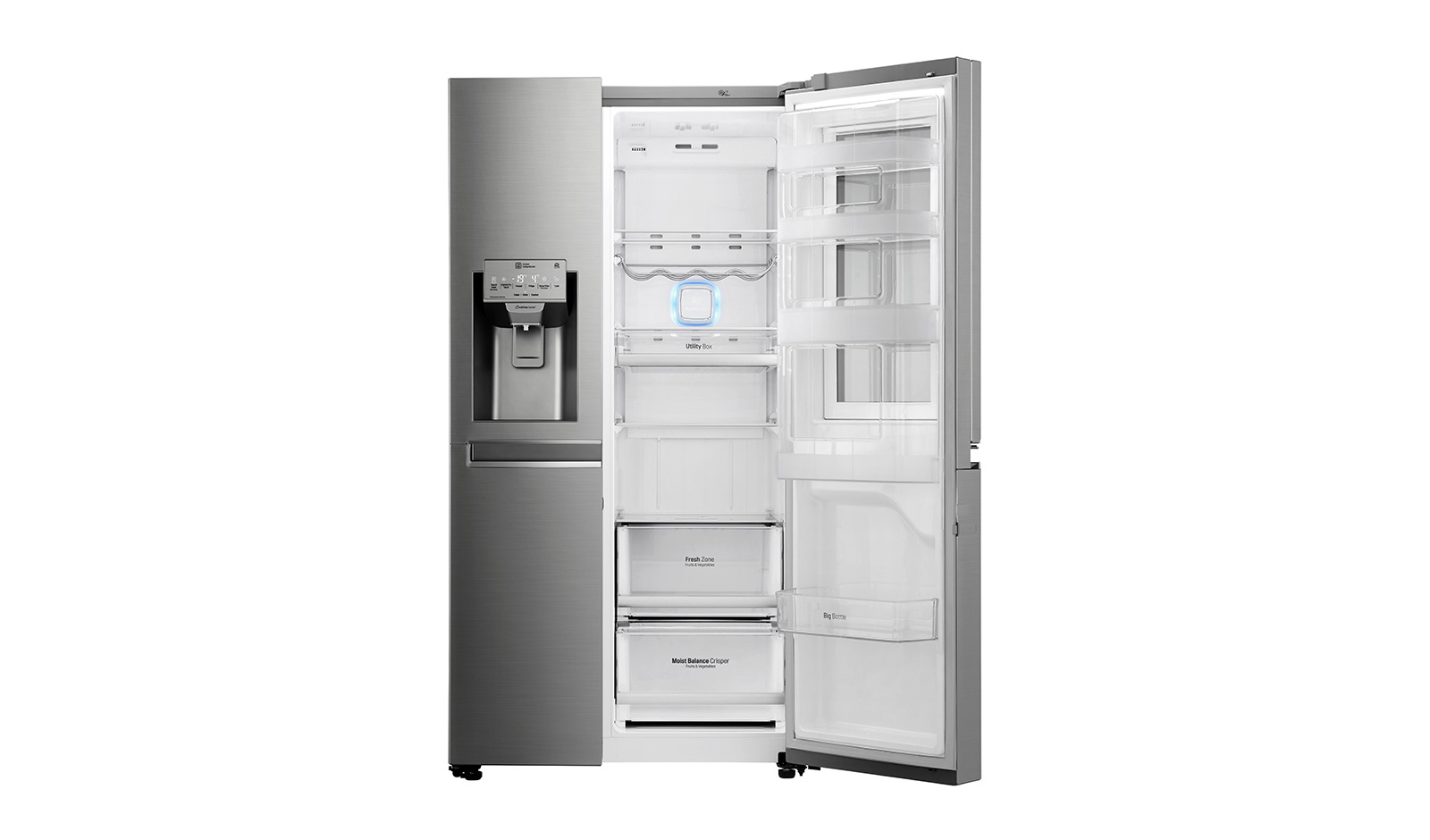 LG GSX960NEAZ side-by-side refrigerator Freestanding – image 9