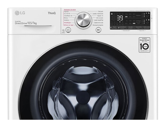 LG F4DV7510S2W washer dryer Freestanding Front-load White – image 3