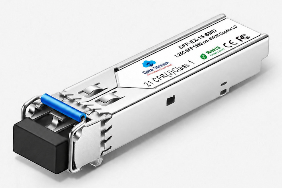 1.25G SFP EX15 1550nm 40km Optical Transceiver Module - Huawei Compatible