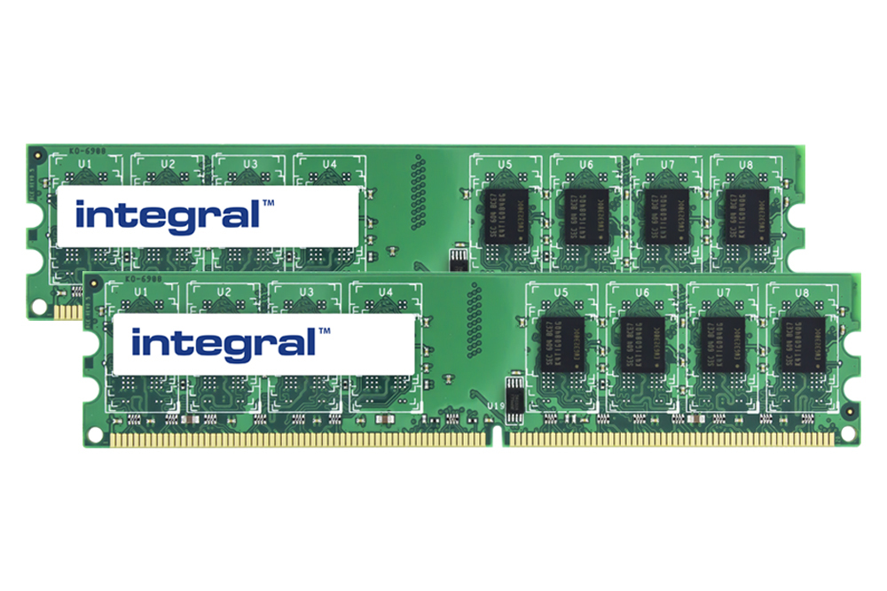 2GB (2X1GB) PC RAM MODULE DDR2 533MHz UNBUFFERED DIMM KIT OF 2 EQV. TO S26361-F3000-L514 FOR FUJITSU-SIEMENS