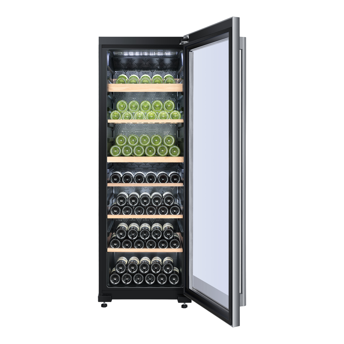 Haier WS136GDBI wine cooler Freestanding Black 136 bottle(s) – image 5