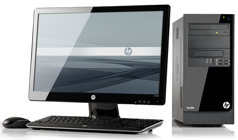 HP Elite 7300 MT + LA2205wg – image 1