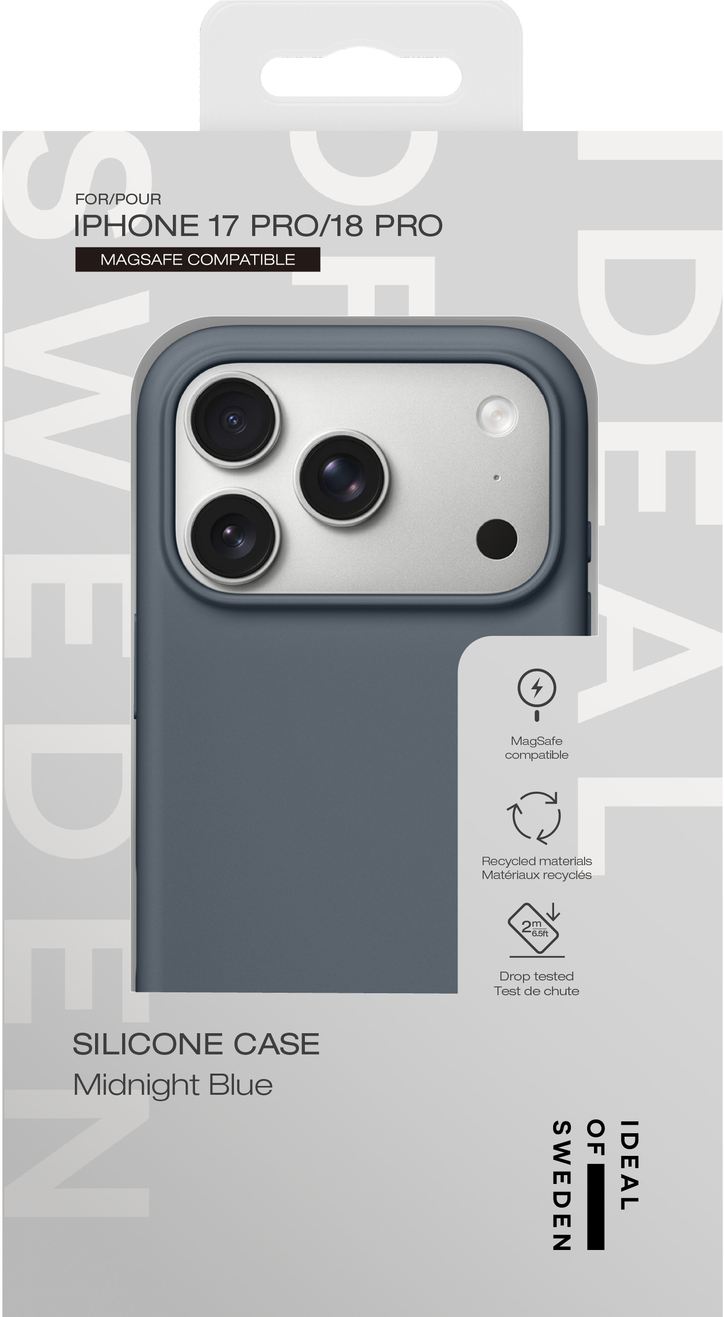 iDeal of Sweden Silicone Case MagSafe iPhone 17 Pro / 18 Pro Midnight Blue – image 6
