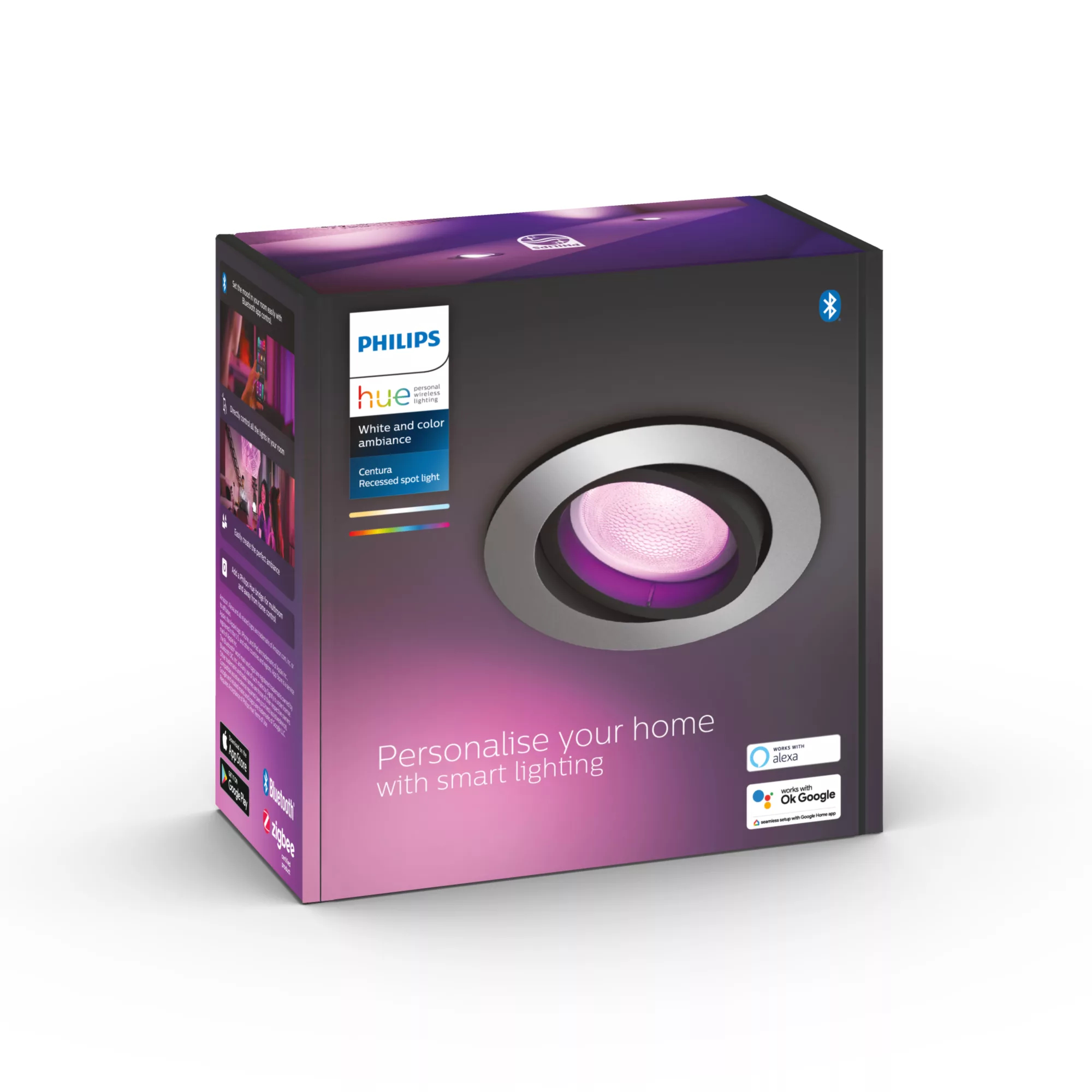 Philips by Signify Philips Hue White and colour ambience Centura recessed spotlight – image 3