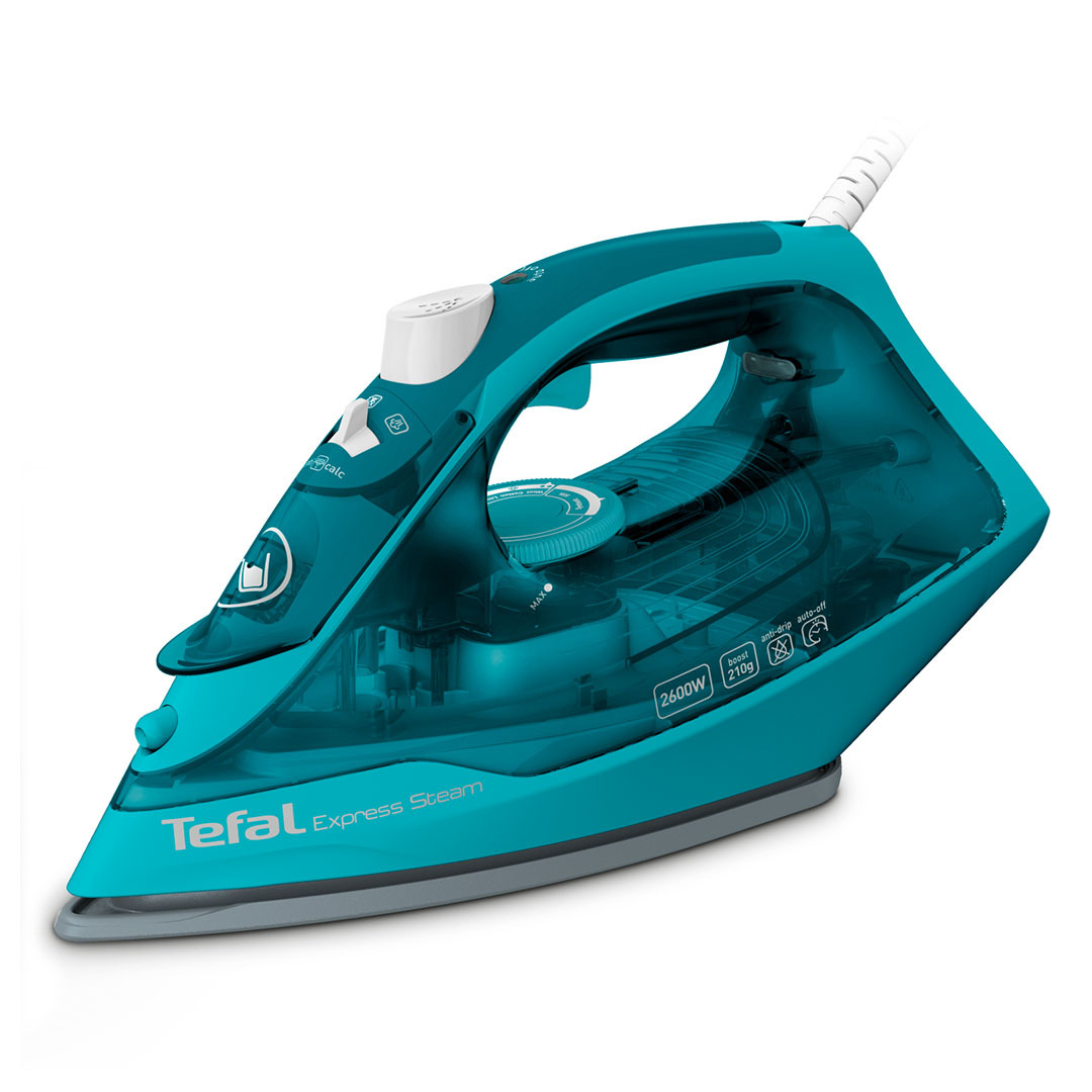 Tefal Express Steam FV2870G0 Steam Iron - Teal