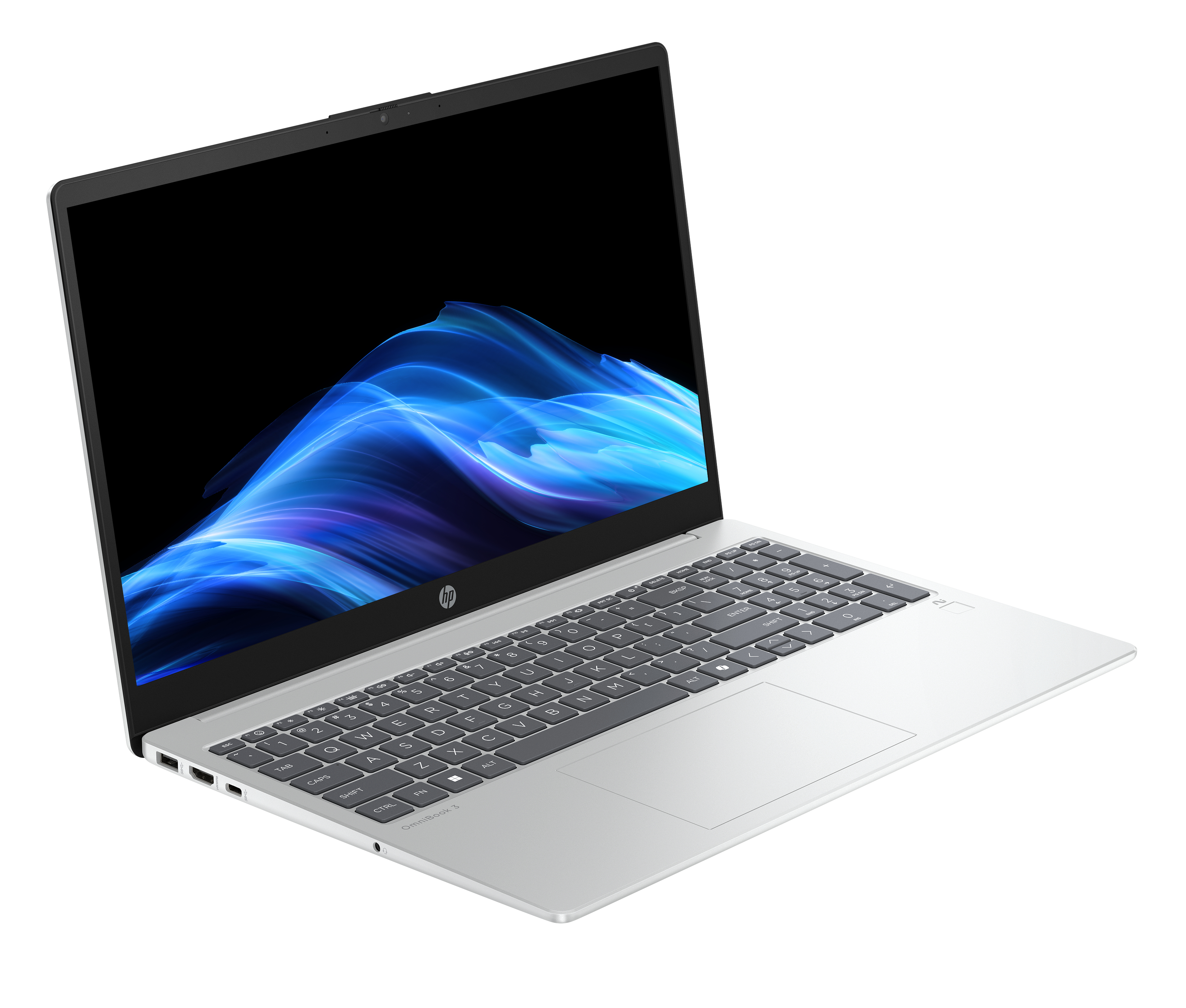 Portátil - HP OmniBook 3 NGAI 15-fn0001ns, 15,6" Full HD, AMD Ryzen™ AI 7 350, 32 GB RAM, 1 TB SSD, Radeon™ 860M, Windows 11 Home, Plata - imagen 3