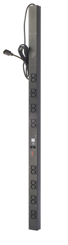 APC Rack PDU, Metered, Zero U, 10A, 230V, (16) C13