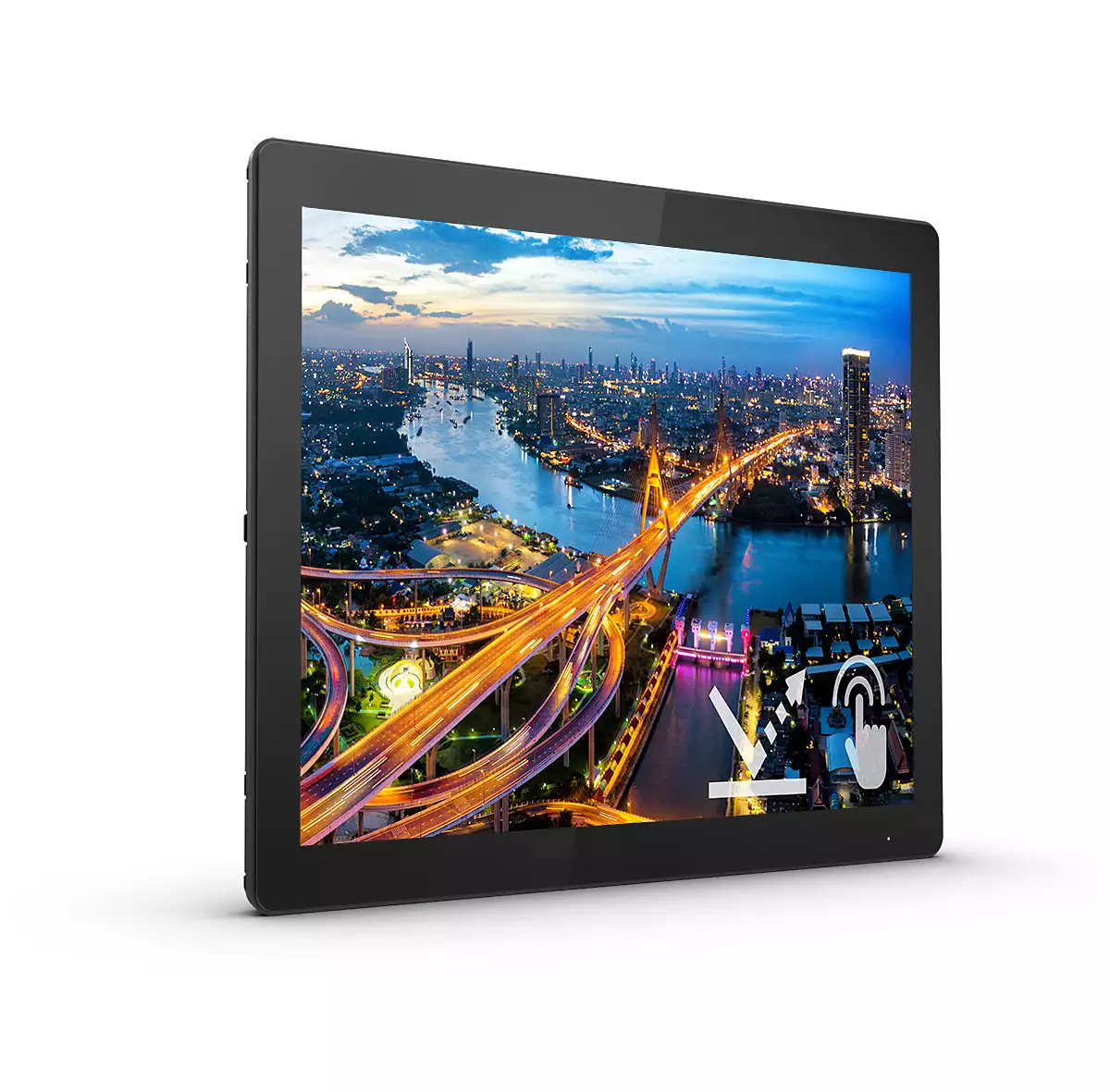 Open Frame monitor capacitivo a 10 punti. 17 formato 5:4 risoluzione 1280X1024. IP65 - Miniatura 3