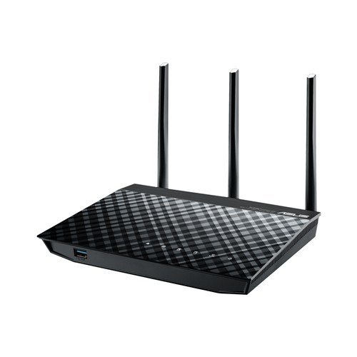 ASUS RT-N18U wireless router Gigabit Ethernet Single-band (2.4 GHz) Black