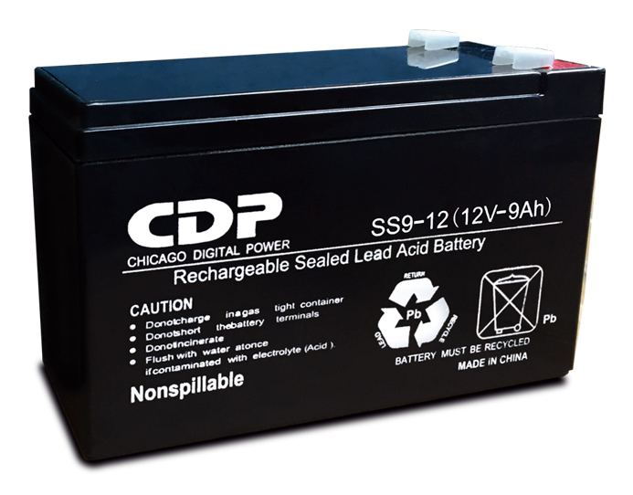 Batería Modelo Cdp Negro, 12 V - B-12/9