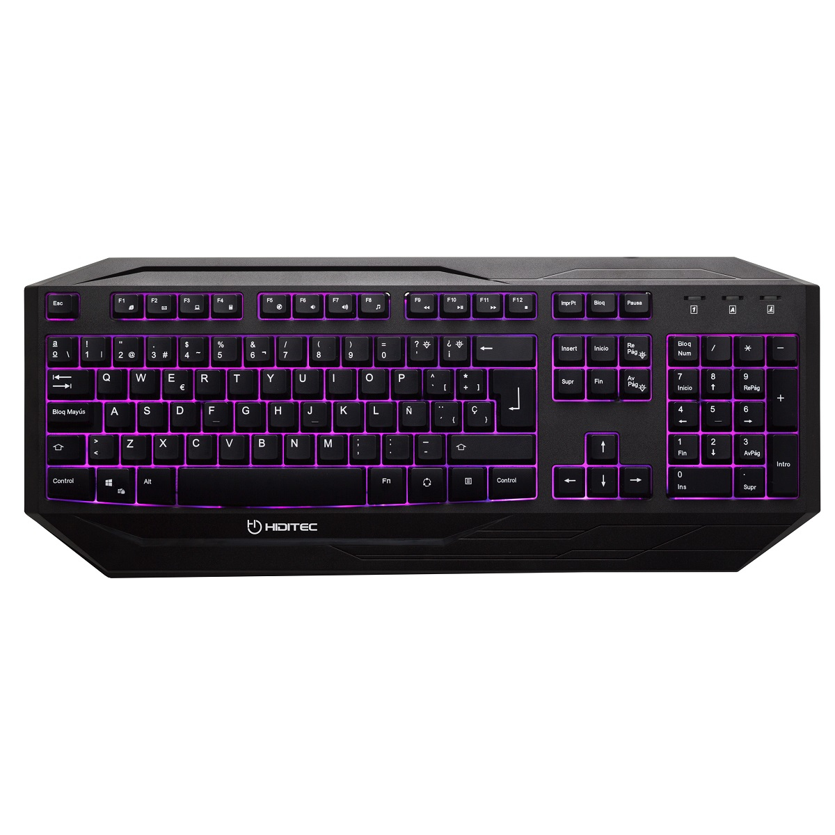 Hiditec GK200+ESUS keyboard Mouse included Gaming USB QWERTY Spanish Black – image 6