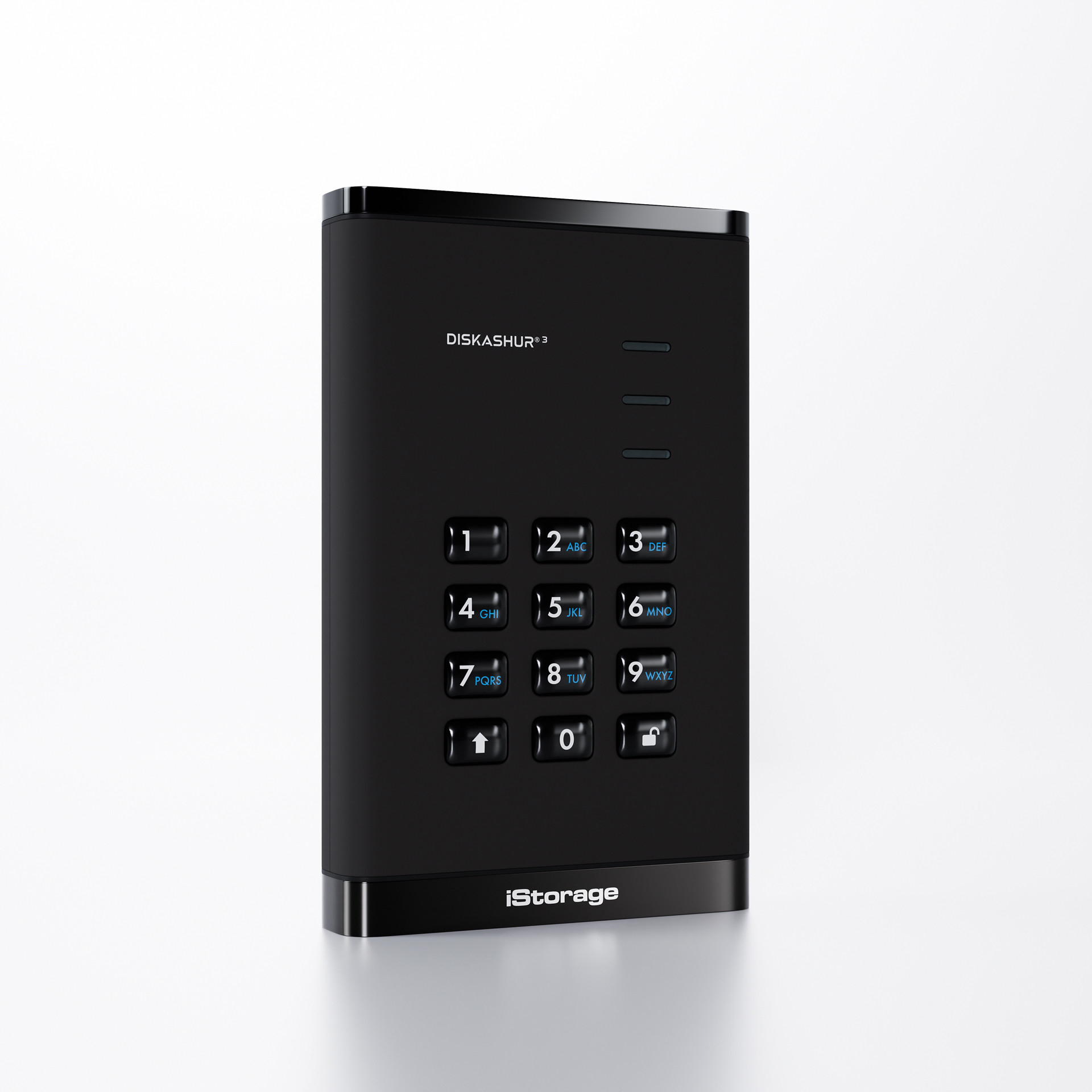 iStorage diskAshur³ SSD 512GB Black | Secure Portable Solid State Drive | FIPS 140-3 Level 3 Complaint |Common Criteria EAL 5+ | PIN protected | AES-XTS 256-bit hardware encryption | GDPR, TAA Compliant | Dust/Water Resistant | image 2