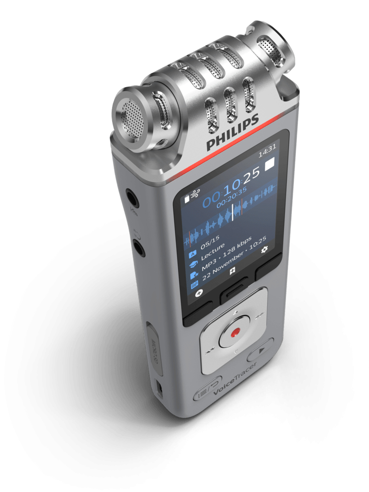 Philips Voice Tracer DVT4110/00 dictaphone Flash card Chrome, Silver – image 4