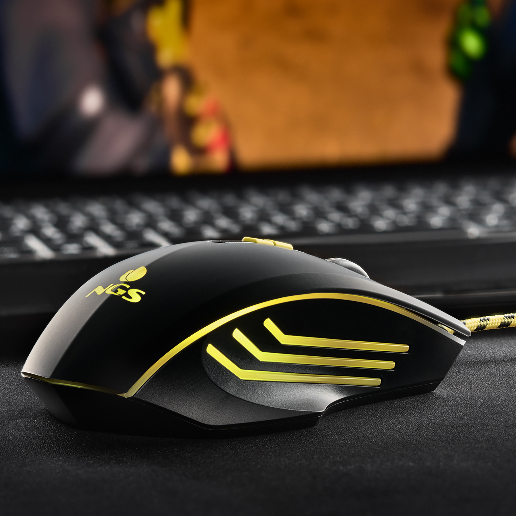 NGS GMX-123 mouse Gaming Ambidextrous USB Type-A Optical 3200 DPI – image 4