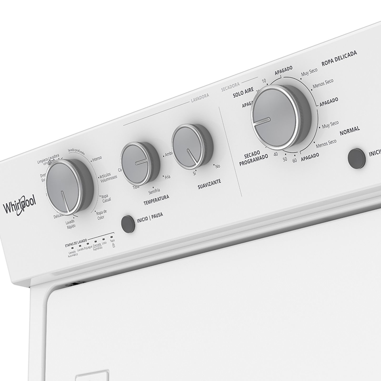 Whirlpool 7MWET4027HW washer dryer Freestanding Front-load White – image 3