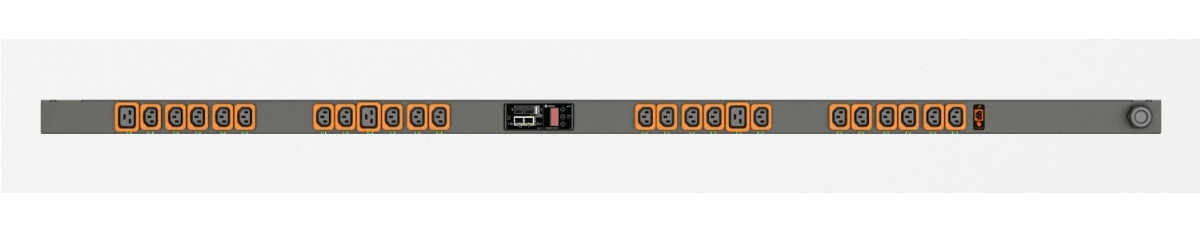 Vertiv Geist MNU3EGB0-24PK38-2TL21A0A10-S-A power distribution unit (PDU) 24 AC outlet(s) 0U Black