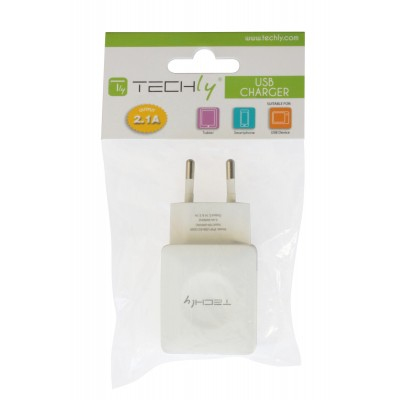 Techly 102932 mobile device charger Universal White AC Indoor – image 2