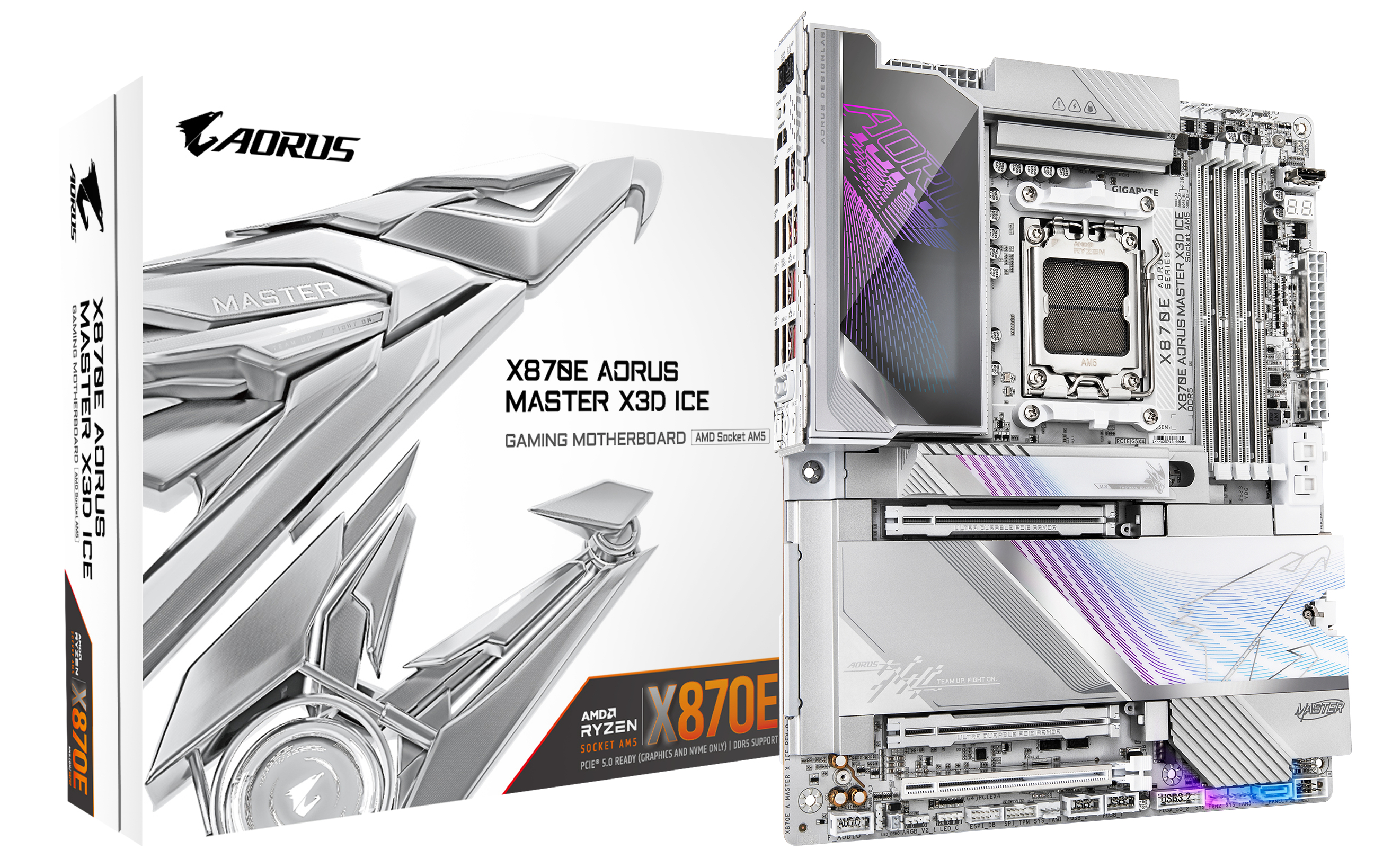 GIGABYTE X870E AORUS MASTER X3D ICE Carte Mère