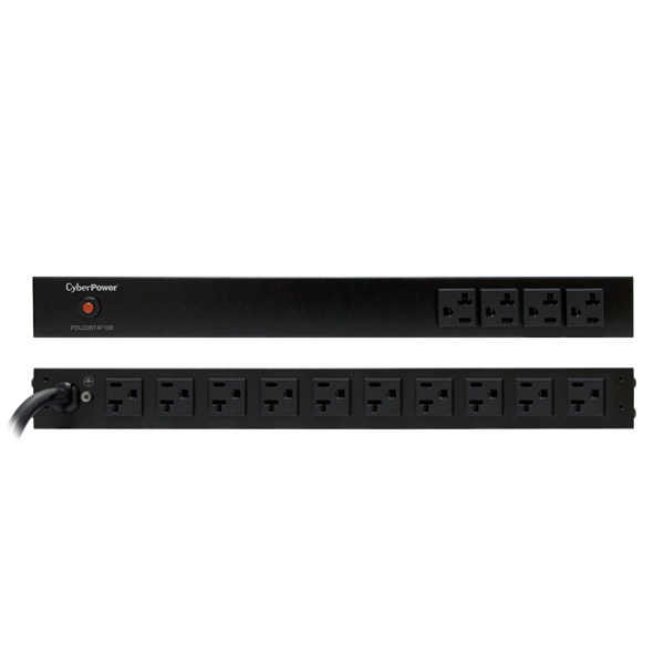CyberPower PDU20BT4F10R power distribution unit (PDU) 14 AC outlet(s) 1U Black – image 2
