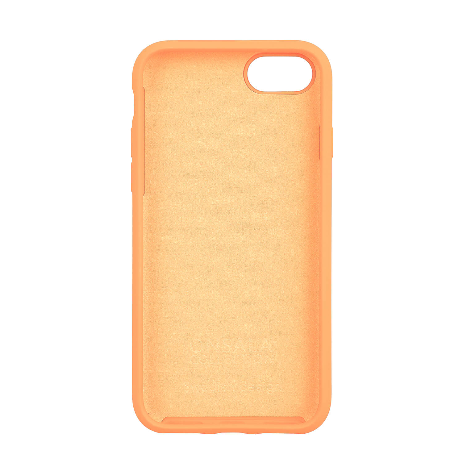 Onsala Phone Case with Silicone Feel Apricot - iPhone 6/7/8/SE – image 3