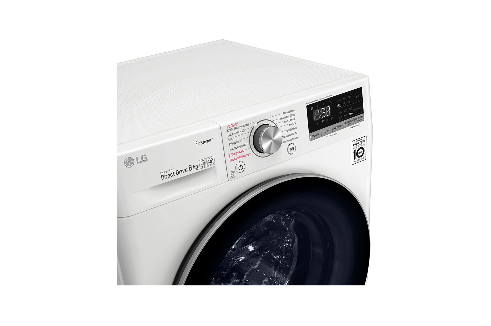 LG V4W800 washing machine Front-load – image 3
