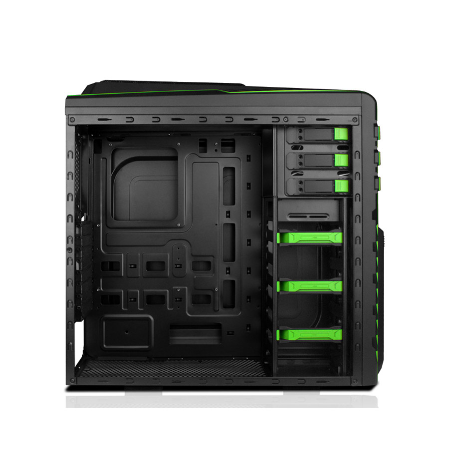 itek Iron Soldier Midi Tower Black, Green image 3