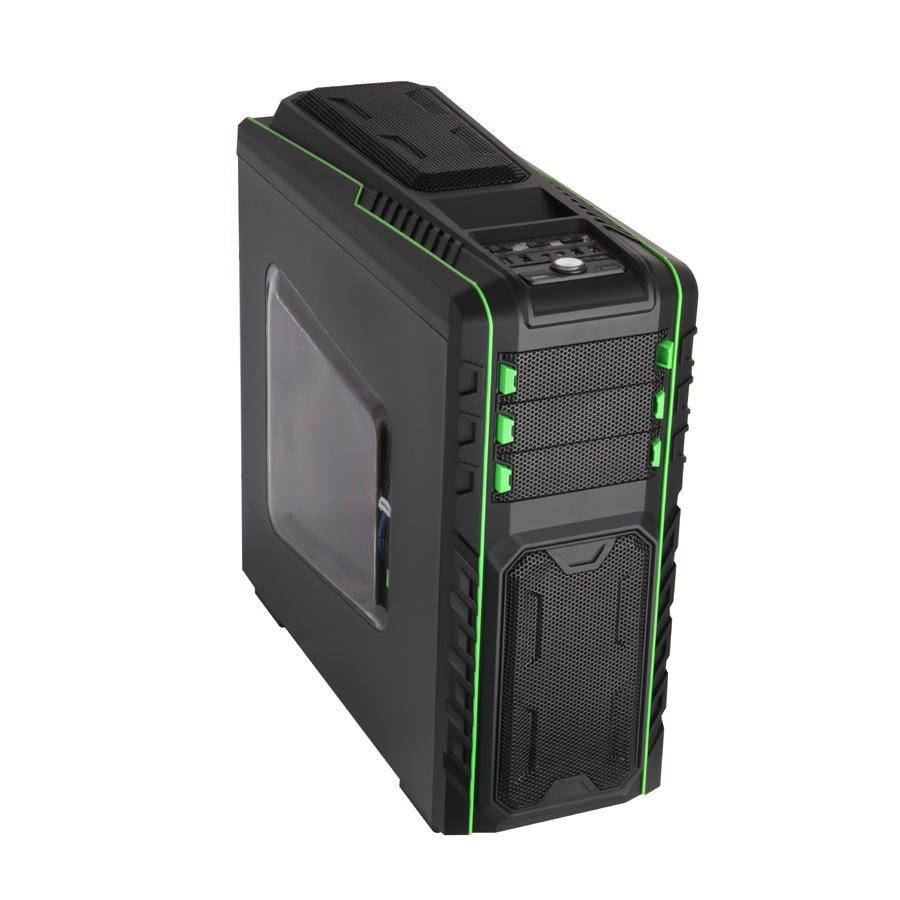 itek Iron Soldier Midi Tower Black, Green image 9