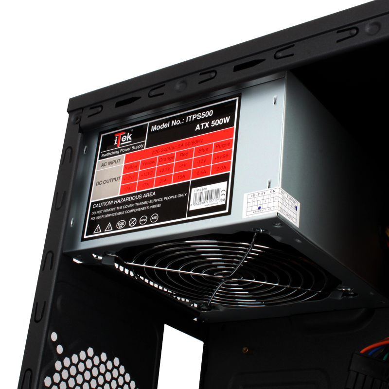 itek Phantom Mini Tower Black 500 W image 5