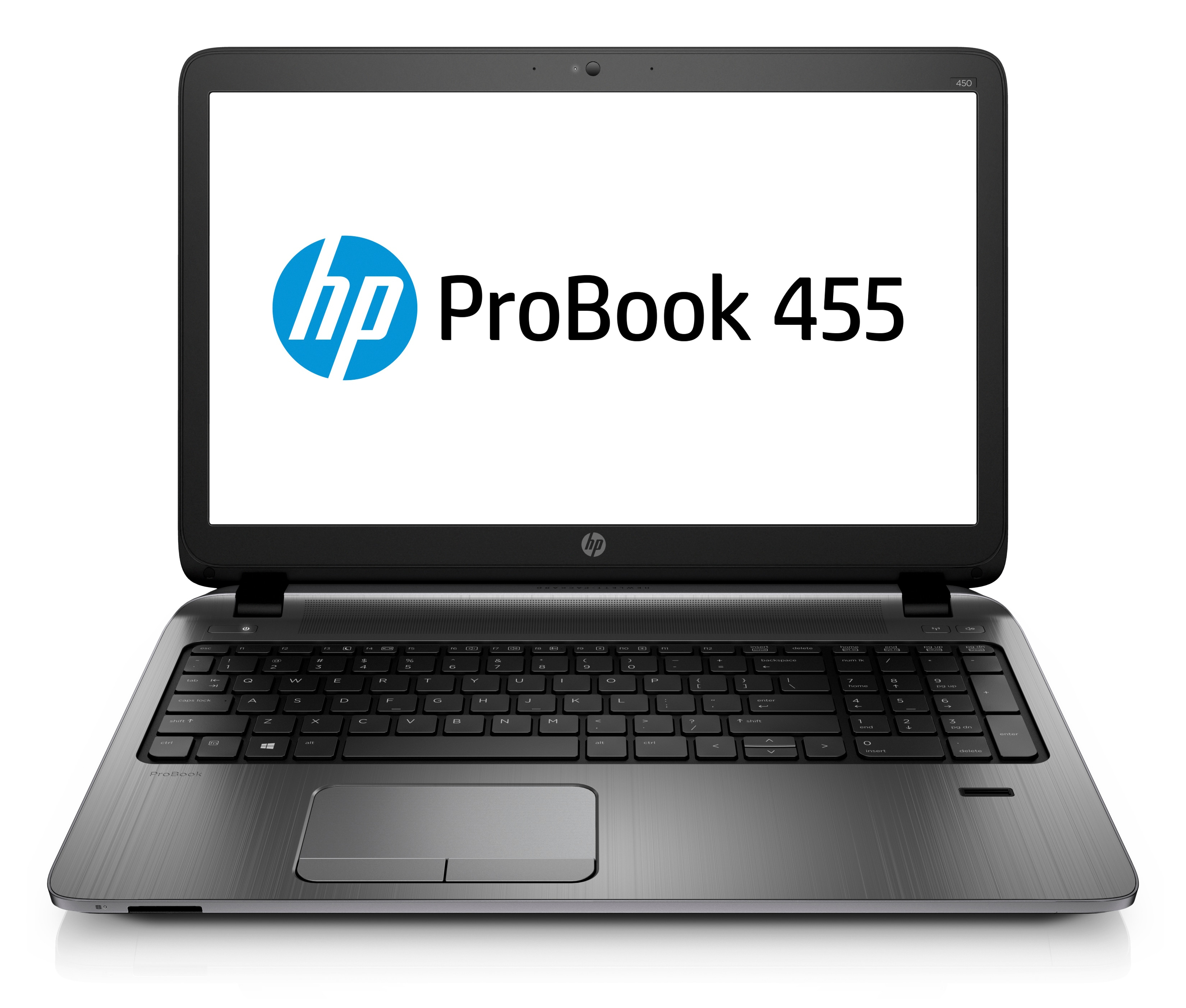 HP ProBook 455 G2 PRO A6-7050B Bärbar dator 39,6 cm (15.6') HD AMD PRO A6 4 GB DDR3L-SDRAM 500 GB HDD Wi-Fi 4 (802.11n) Windows 7 Professional Svart, Silver