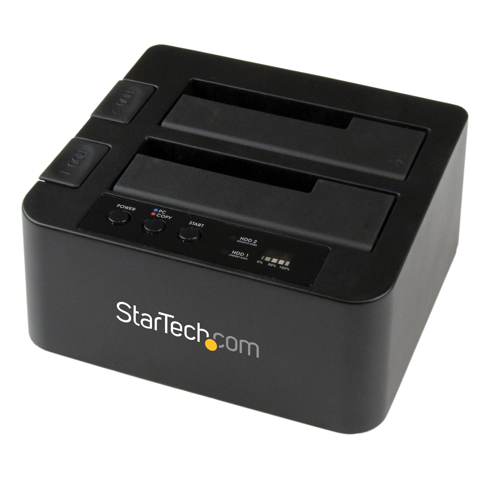 StarTech.com SDOCK2U33RE Dual 2.5/3.5in SATA HDD/SSD Duplicator Dock USB 3.2 Gen 1 eSATA
