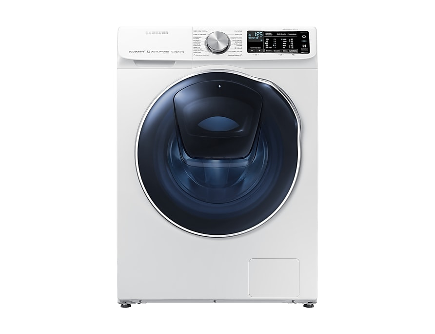Samsung WD10N644R2W washer dryer Freestanding Front-load White