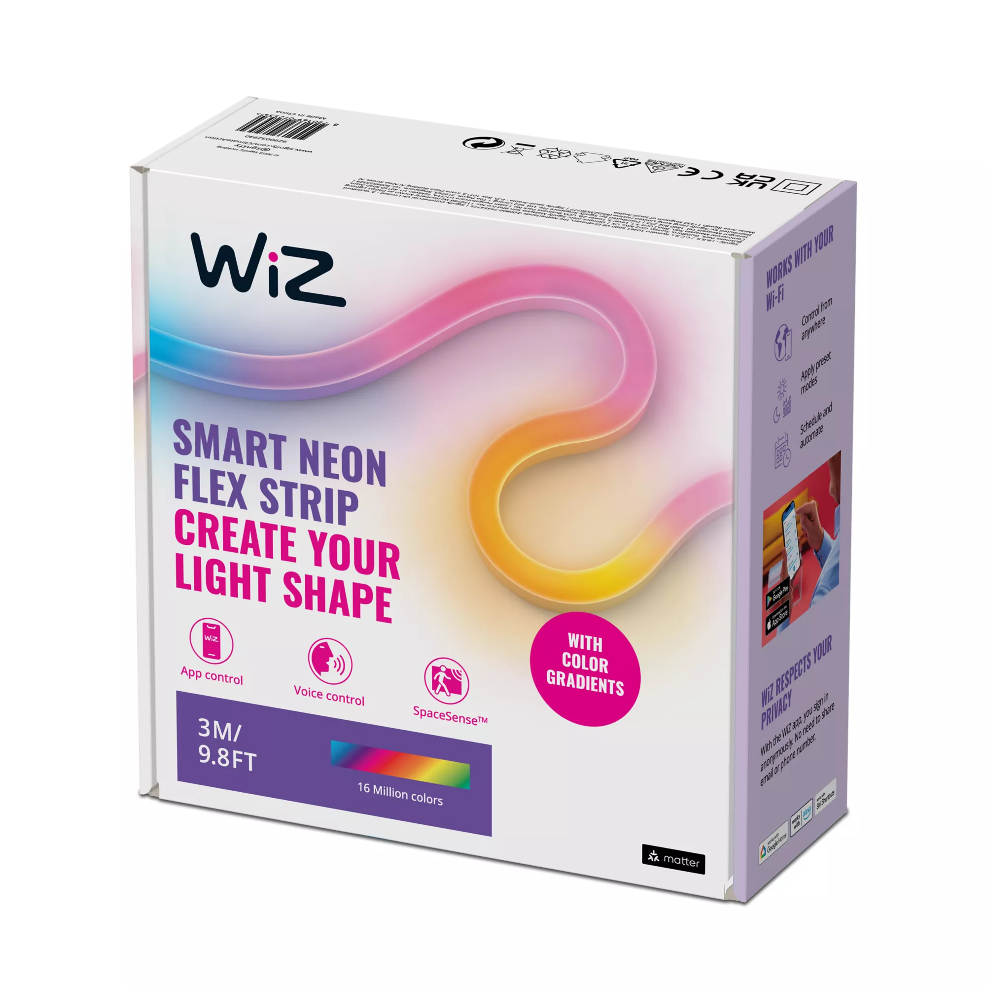 WiZ Neon Flex Strip 3m – image 3