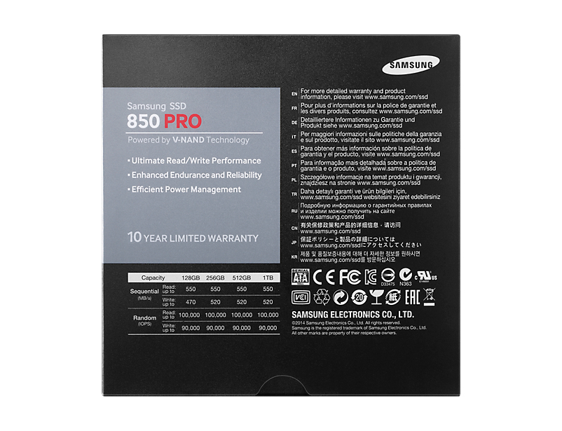 Samsung 850 PRO 512 GB 2.5″ Serial ATA III 3D MLC image 9
