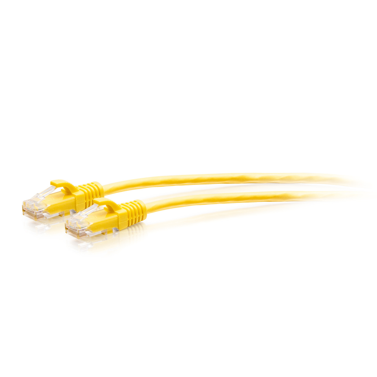 C2G Cavo patch di rete Ethernet sottile Cat6a antigroviglio non schermato (UTP) da 21 m - Giallo