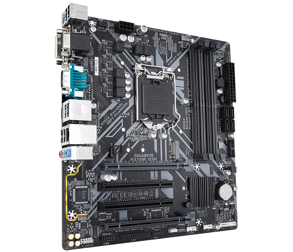 GIGABYTE H310M D3H – image 3