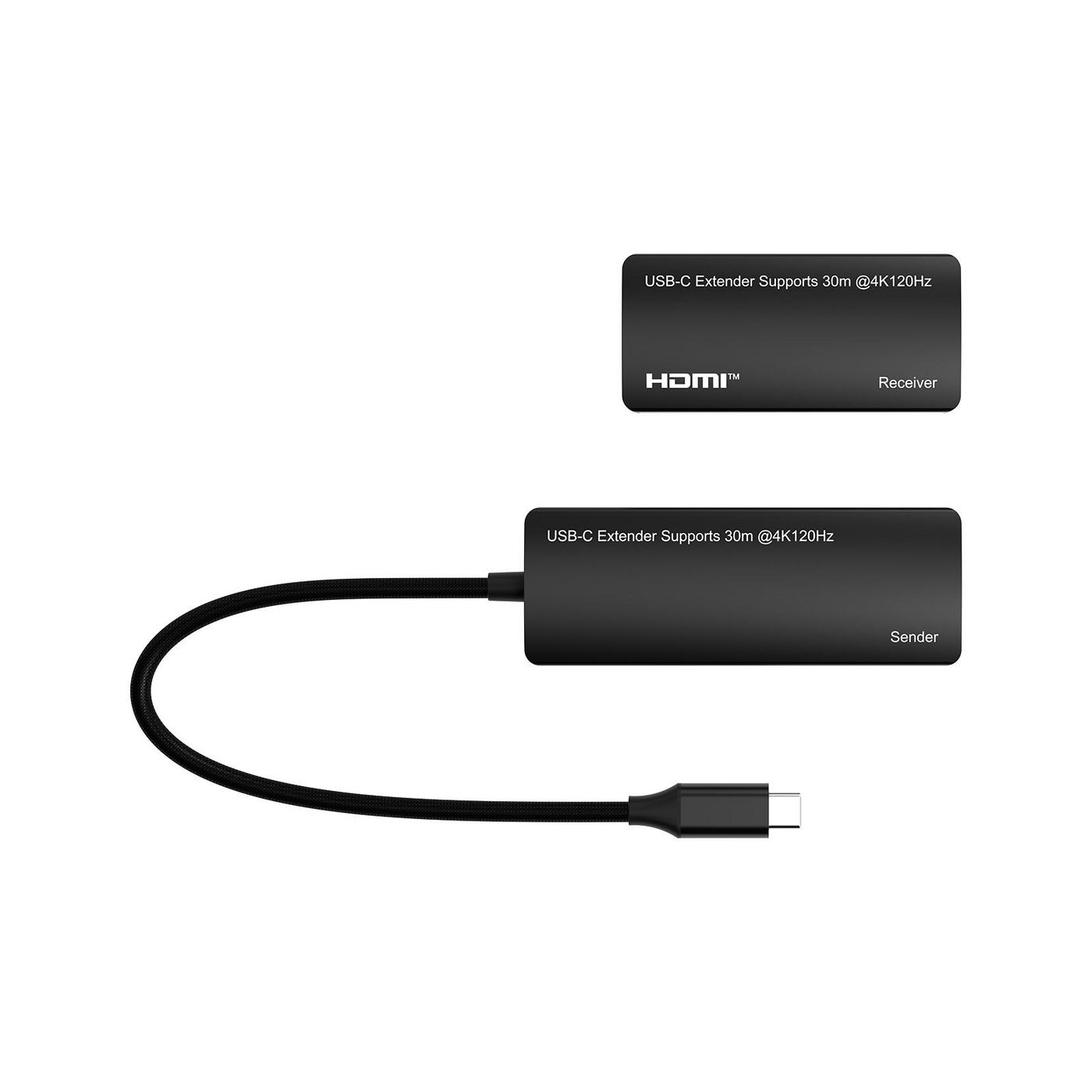 Microconnect MC-USBCHDMIEXT-30M AV extender Silver – image 3