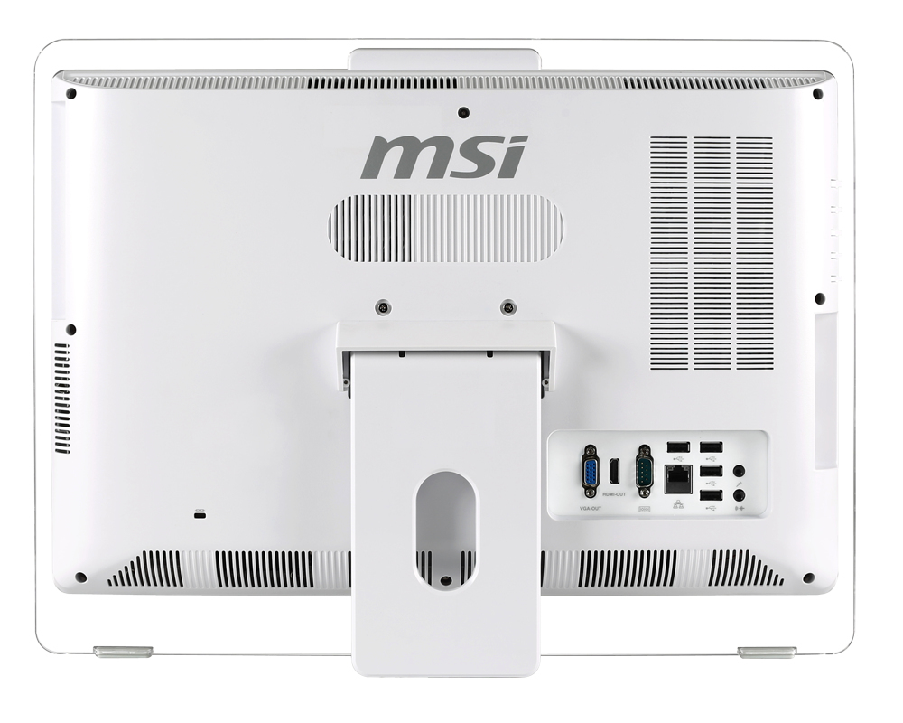 MSI Wind Top AE201-037RU Intel Pentium G G3220 49.5 cm (19.5″) 1600 x 900 pixels All-in-One PC 4 GB DDR3-SDRAM 500 GB HDD FreeDOS Wi-Fi 4 (802.11n) White image 2