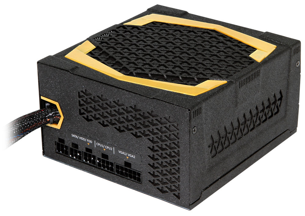 FSP Aurum Xilenser 500 power supply unit 500 W 24-pin ATX ATX Black image 8