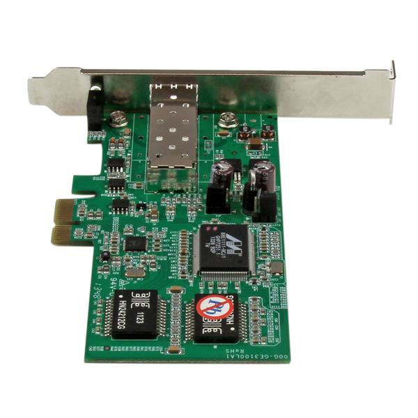 صورة بطاقة شبكة StarTech.com PEX1000SFP2 PCI Express جيجابت فايبر (منفذ SFP واحد، 2000 ميجابت/ثانية)
