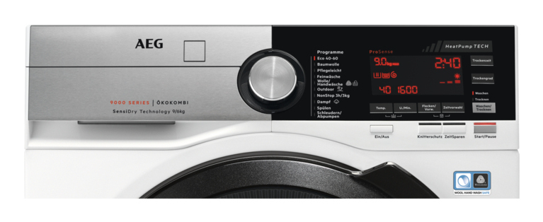 AEG Series 9000 L9WE86695 washer dryer Freestanding Front-load White – image 4