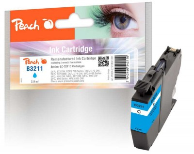 Peach 321081 ink cartridge 1 pc(s) Compatible Cyan