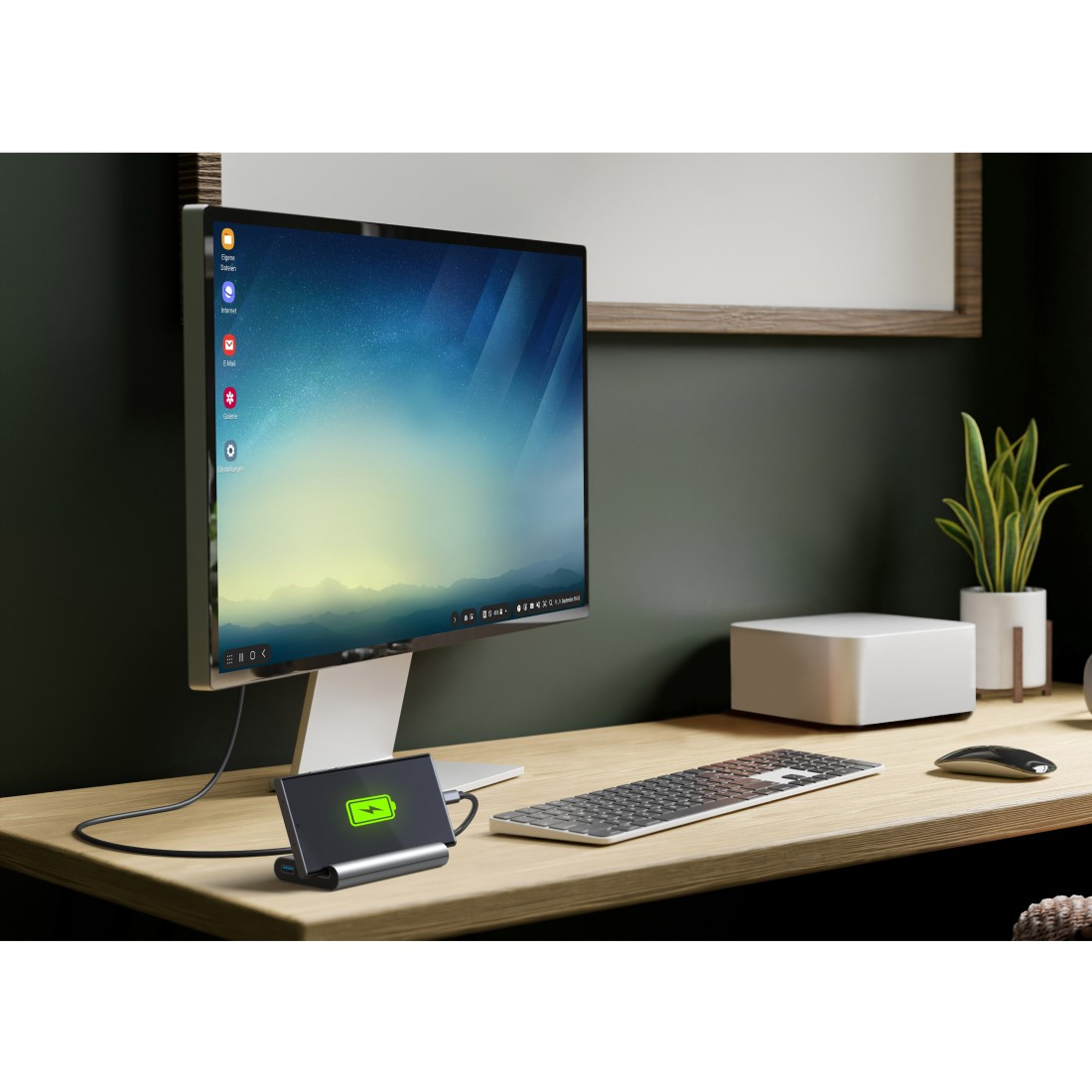 Hama 00200102 laptop dock/port replicator USB 3.2 Gen 1 (3.1 Gen 1) Type-C Anthracite, Grey – image 4