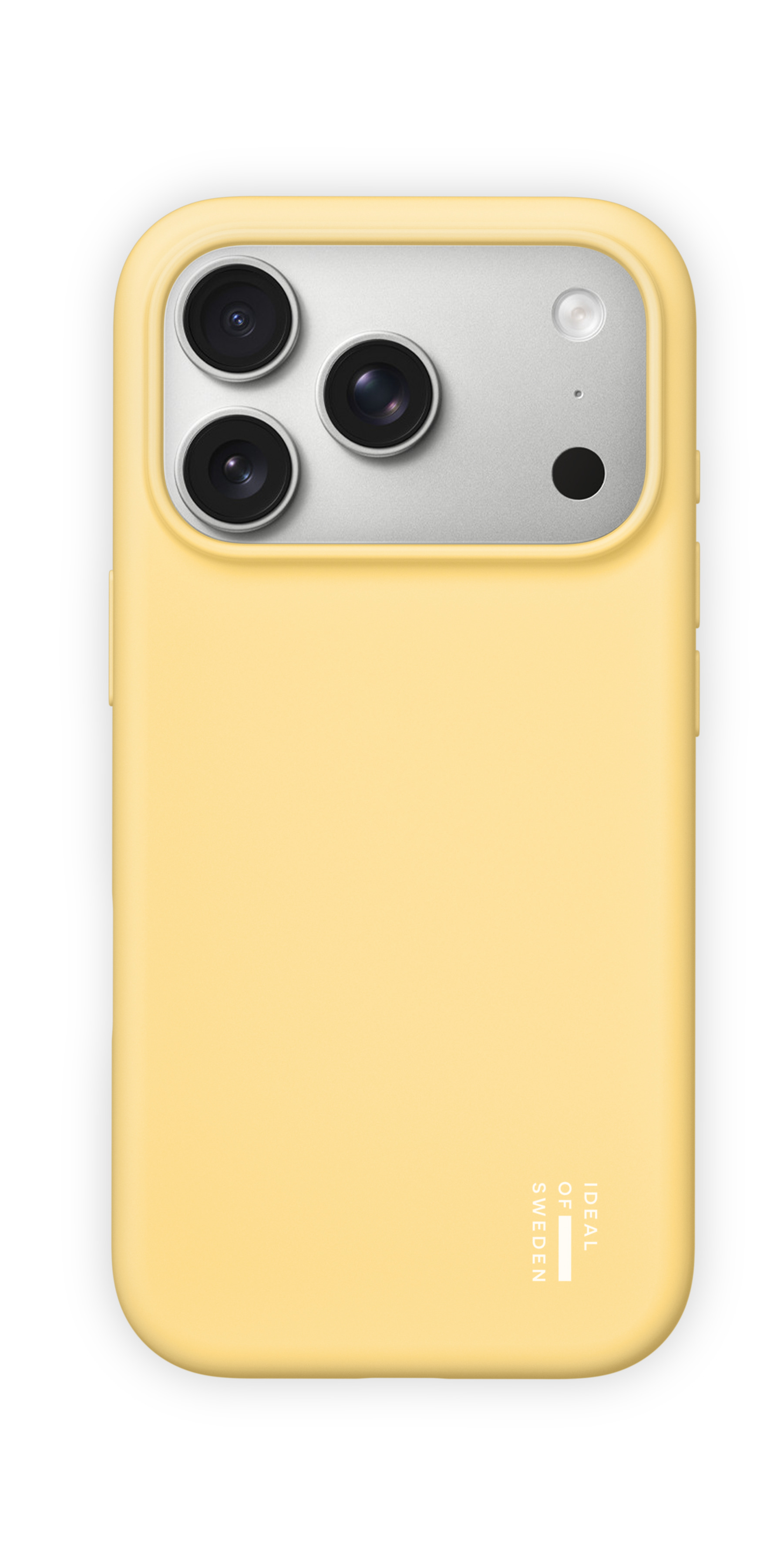 iDeal of Sweden Silicone Case MagSafe iPhone 17 Pro Soft Lemon